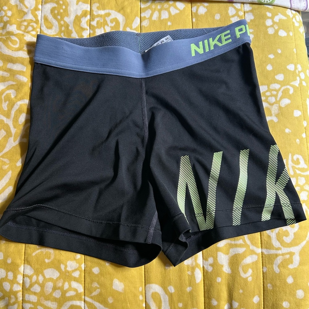 Nike Black and Gray Athletic Shorts
